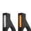 Motorcycle Front Fork LED Turn Signals Universal Sequential Switchback Running Lights 12V Amber Blinkers Silver 5