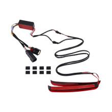 Luz de Alforje para Motocicleta, Luz de Seta Dinâmica, Luz de Freio LED para Modelos para Touring 2014-2023