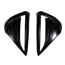 Fog Lamp Wind Knife Spoiler Blade Trim for Model Y 2021-23 Front Fog Light Protective Cover ABS Decoration,A