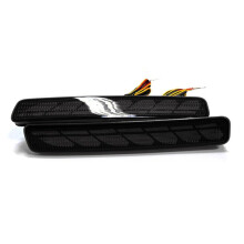 1 Pair Rear Bumper Lights for NOAH VOXY 80 Pruis 40 Series Dynamic LED Rear Bumper Lamp Black