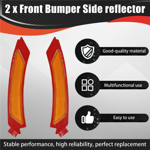 Bumper Side Reflector 63147205397 63147205398 for  328i 3 Series E90 E91 2009-2011 1