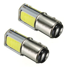 4 x 1157 BAY15D COB LED Car Parking Light Brake Light Flashing Tail Light  12V White