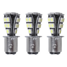3X 1157 P21W BAY15D 5050 18 SMD LED Tail Brake Stop Light Bulb White