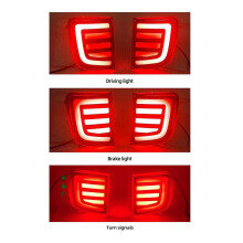 Rear Bumper Lights Assembly Rear Reflector Warning Brake Light for  Land  LC200 2008-2015