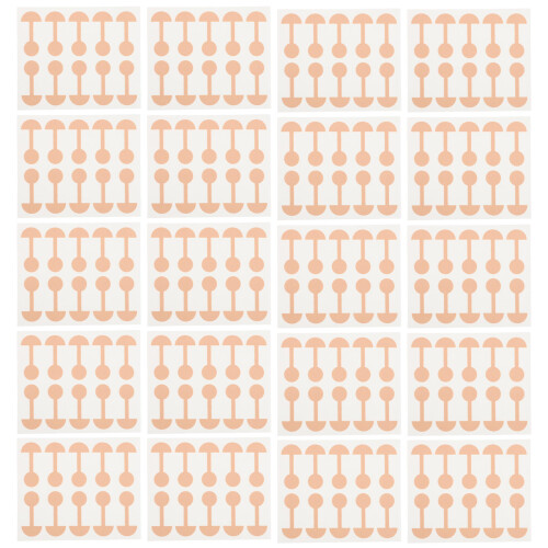 200Pièces Patchs Auto-Adhésifs Beige Pour Modelage Nez