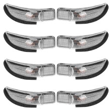 8X Side Mirror Indicator Turn Signal Light Lamp Fit for  Camry Avalon  Prius C 81730-02140