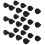 24PCS LED Dot Light 12V Car Auto Boat Round Rocker /OFF TOGGLE SPST 1