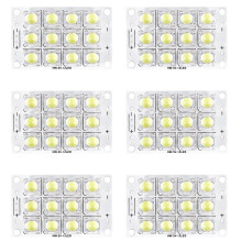 6X New 3V 5V 12 LED Super Bright White Piranha LED Circuit Board LED Lights Light Yacht