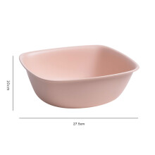Süße pinke quadratische Plastikwaschschüssel, 200 g, Abwasch- und Wäschehelfer