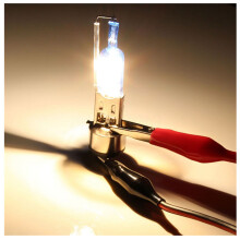 4X BA20D Natural White Halogen Lamp Bulb 50W 4500-5000K Car Light Lamp 12V