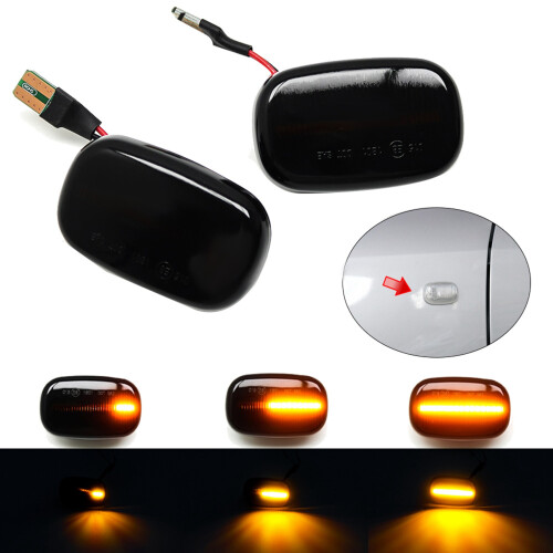2X Car Dynamic LED Side  Light Turn Signal Light for   Celica T19 T20 23 RAV4 1