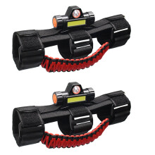 2X Roll Bar Maniglie con Luce Un Cupola per CJ YJ TJ JK JL Gladiator JT 1945-2021 Luci Interne Bar Rosso