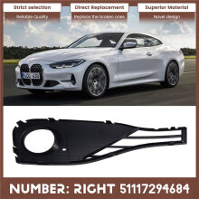 Front Right Fog Light Frame Cover for 4 Series F32 F33 F36 2014-2020 Fog Light Grill Grille 51117294684
