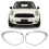 1 par de aro de acabamento de farol cromado esquerdo e direito para  Cooper Countryman Paceman 2011-2016 2