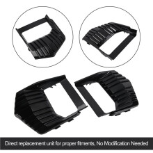 Front Fog Light Cover Bezels 84220375 84220374 for Sierra 1500 2019-2021 Accessories, 1 Pair