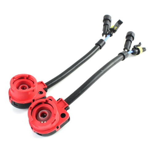 D2S D2R HID Bulb Retrofit AMP Type Ballast Adapter Converter Socket D2C Power Cable Headlight