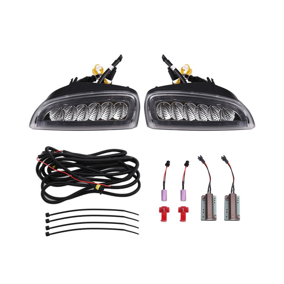 1 Pair Led Front Bumper Drl Daytime Running Turn Signal Fog Lamp For Cayenne 957 9Pa 2006 -2010 Light 6032281087894