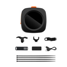 Devil'S Eye Lamp Motorcycle Electric Bicycle Rear Light Rear Mirror Modification APP Contro Eye LED Dynamic Atmosphere,A