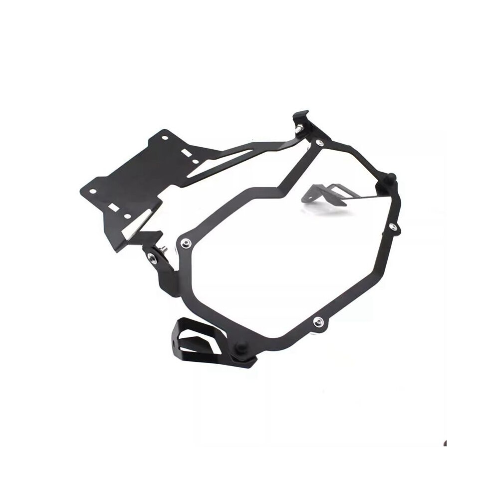 Motorcycle Headlight Guard Protector Grille Grill Cover For F900gs Adv Adventure F 900Gs & Transparent Black 4712440478207