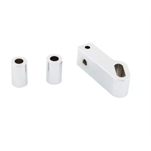 Motorcycle Silvery Fairing Headlight Mount Extension Hardware Kit for  Davidson Dyna Fat Bob FXDF 2008-2017 2
