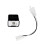 Relais Adapterkabel 2 Pin 12V LED Blinkrelais Einstellbare Frequenz der Blinker Blinker Blinker Relais Schwarz 4