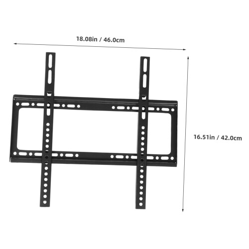 TV Wall Mount Bracket Secure Slim Profile for LED LCD Flat Screen, Easy Install for Bedroom and Hotel 1