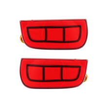 LED Rear Bumper Reflector Lights for 10th 2016-2021 Brake Light Fog Lamp Accessories