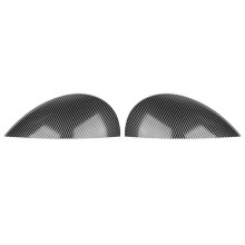 Car Headlight Decorate Trim Eyelid Eyebrow Shell for F54 F55 F56 CLUBMAN COOPER 2014- Carbon Fiber