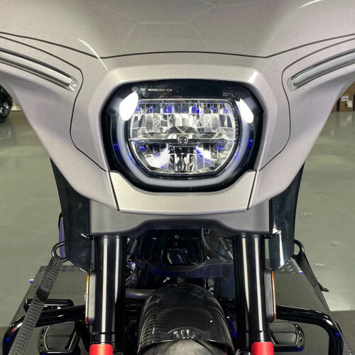 Motorcycle Accessories Headlight Trim Panel for  Street Glide 2023-2025 Silver 2