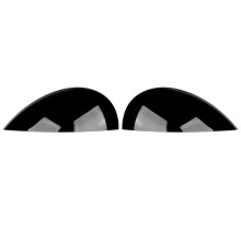 Car Headlight Decorate Trim Eyelid Eyebrow Shell for F54 F55 F56 CLUBMAN COOPER 2014- Gloss Black