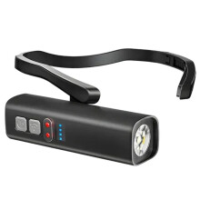 Ear Clip Headlamp LED Headlight,Rechargeable Waterproof Flashlight for Fishing Hiking Running Cycling Outdoor