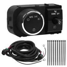 Headlight Fog Lamp Control Adjustment Wiring Harness Kit 25858705 for Silverado Sierra 1500 2500 3500