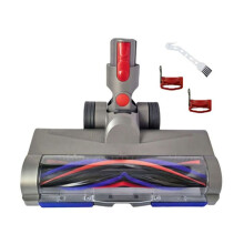 Quick-Release Floor Brush for V7 V8 V10 V11 V15 Vacuum Cleaner with LED Headlights for Hardwood Floor Carpets