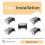 -Compatible Port Replacement Kit for PS4 Pro/Slim Console Interface Socket Repair Accessory for System Maintenance 4