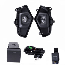 LED Fog Lights Headlight Fog Lamp Cover Grille Bezel Frame Wires for RAV4 LE XLE RAV-4 2019-2024 US