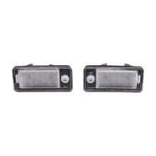 2pcs LED Number Plate Light for A3 A4 S4 RS4 B6 B7 A6 RS6 S6 C6 S5 Q7 A8 S8 License Plate Lamp