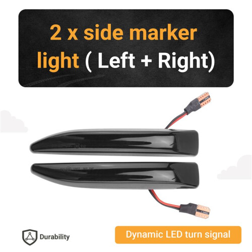 63137164757 63137164758 Indicador de Seta de LED para  E65 E66 E67 2001-2008