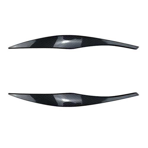 Car Headlights Eyebrows, Headlight Eyebrow Trim Compatible for  3-Series E90 E91 320I 330I 2005-2012 1