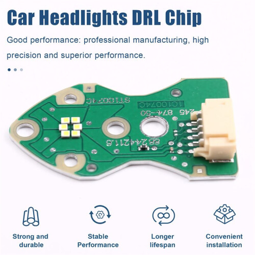 White Light for  Model 3/Y 2021-2023 Car Headlights DRL Chip Ballast Circuit Board Light Source Board Chip Left 1