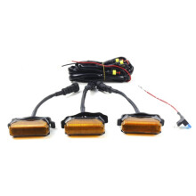 Luz LED para Grade Frontal de Carro para  Tundra TRD Pro 2019-2021 Luz Amarela DRL Luz Decorativa À Prova D'Água
