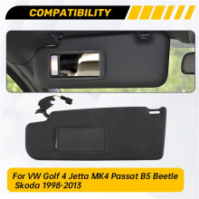 Interior Sun Visors Sunshade for 4 MK4 B5 Beetle 1998-2013 Left 5U0857551