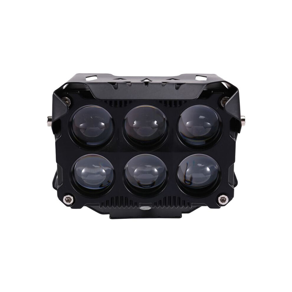 Motorcycle 6 Lens Spotlight Working Fog Lights Projector Headlight Additional Electric Driving Spot Lamp 4711618606039