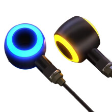 Luz de LED para Motocicleta, Iluminación Eléctrica Automotriz, Intermitentes de 12 V, Jinji Flash 300, Alto Brillo, Azul.
