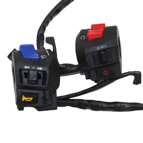 Motorcycle Handle Bar  with Choke  Horn Turn Signal Headlight Electric Start Handlebar Controller 1