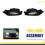 1 Conjunto de Faróis de Neblina Dianteiros para   2008, 2009 e 2010 com Lâmpada 6