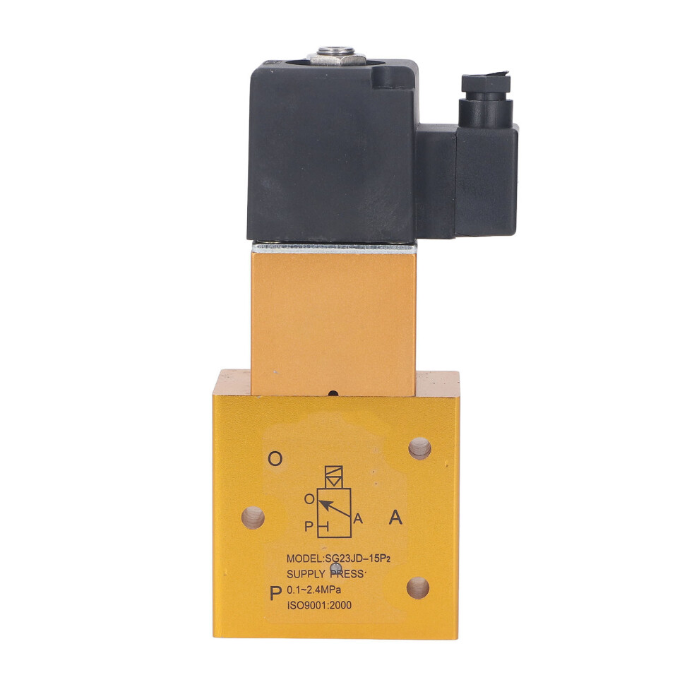 3-Way 2-Position Solenoid Valve G1/2 15Mm Brass High Pressure 8781388971589