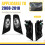 1 Conjunto de Faróis de Neblina Dianteiros para   2008, 2009 e 2010 com Lâmpada 4