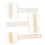 3pcs Pastry Dough Docker with Blister Prevention Spikes, Handheld Pizza Dough Roller for Baking 1