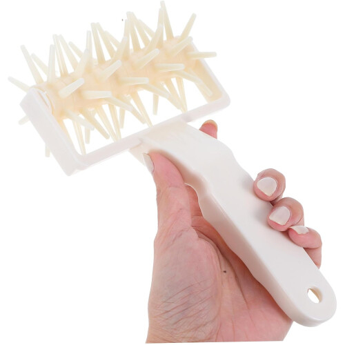 3pcs Pastry Dough Docker with Blister Prevention Spikes, Handheld Pizza Dough Roller for Baking 2