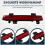 For Great Wall  H6 Car 3rd Generation Rear Bumper Reverse Brake Lamp 7